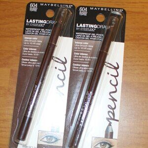 Maybelline 604 Glazed Toffee Lasting Drama Eye Studio Waterproof Gel Pencil 2 Pc
